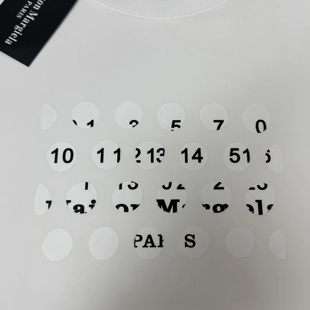 D🌟Margiela /MM 6 26SS New Arrival T ， ， 、 、 ， Versatile ！ ～～ ：Black White Size: M L XL 2XL 3XL